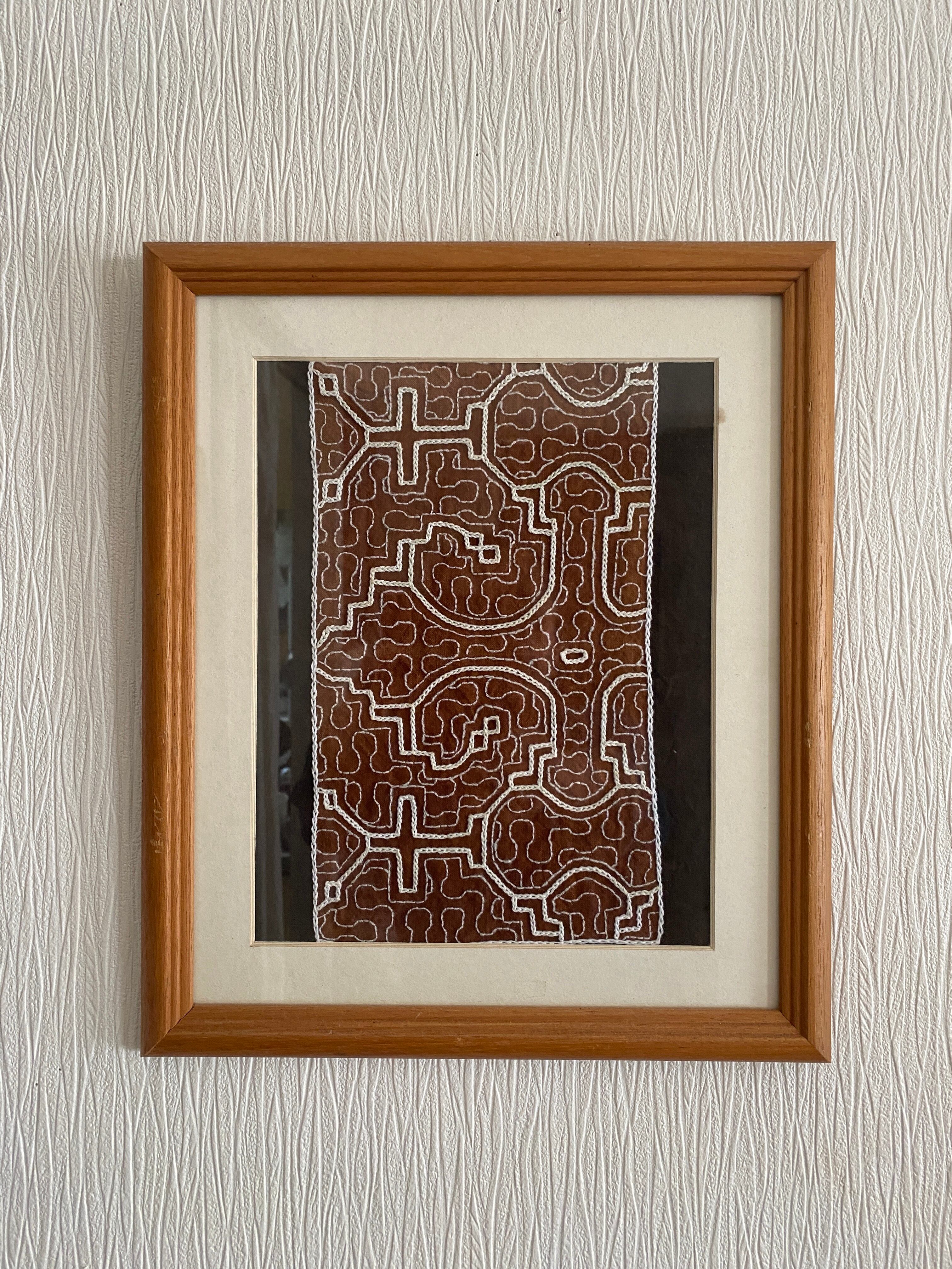 刺繍布 | アマゾン屋 シピボ族の泥染めとバッグと雑貨