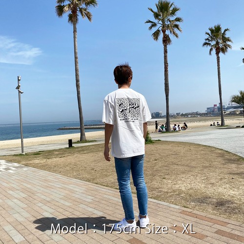 【予約：9月上〜中旬発送】Leopard Tee - Vanilla white