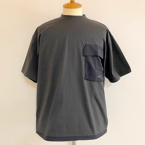 Switch Fabric Pocket T-shirts Black