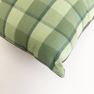 COWBOOKS / READING CUSHION / GREEN CHECK / カウブックス / リーディングクッション / グリーンチェック