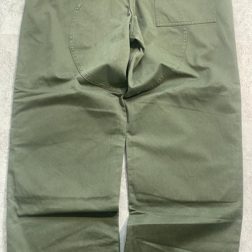 80-90s フランス軍 実物 ヘリンボーン アビエイターカーゴパンツ 92M w29 詳細写真14