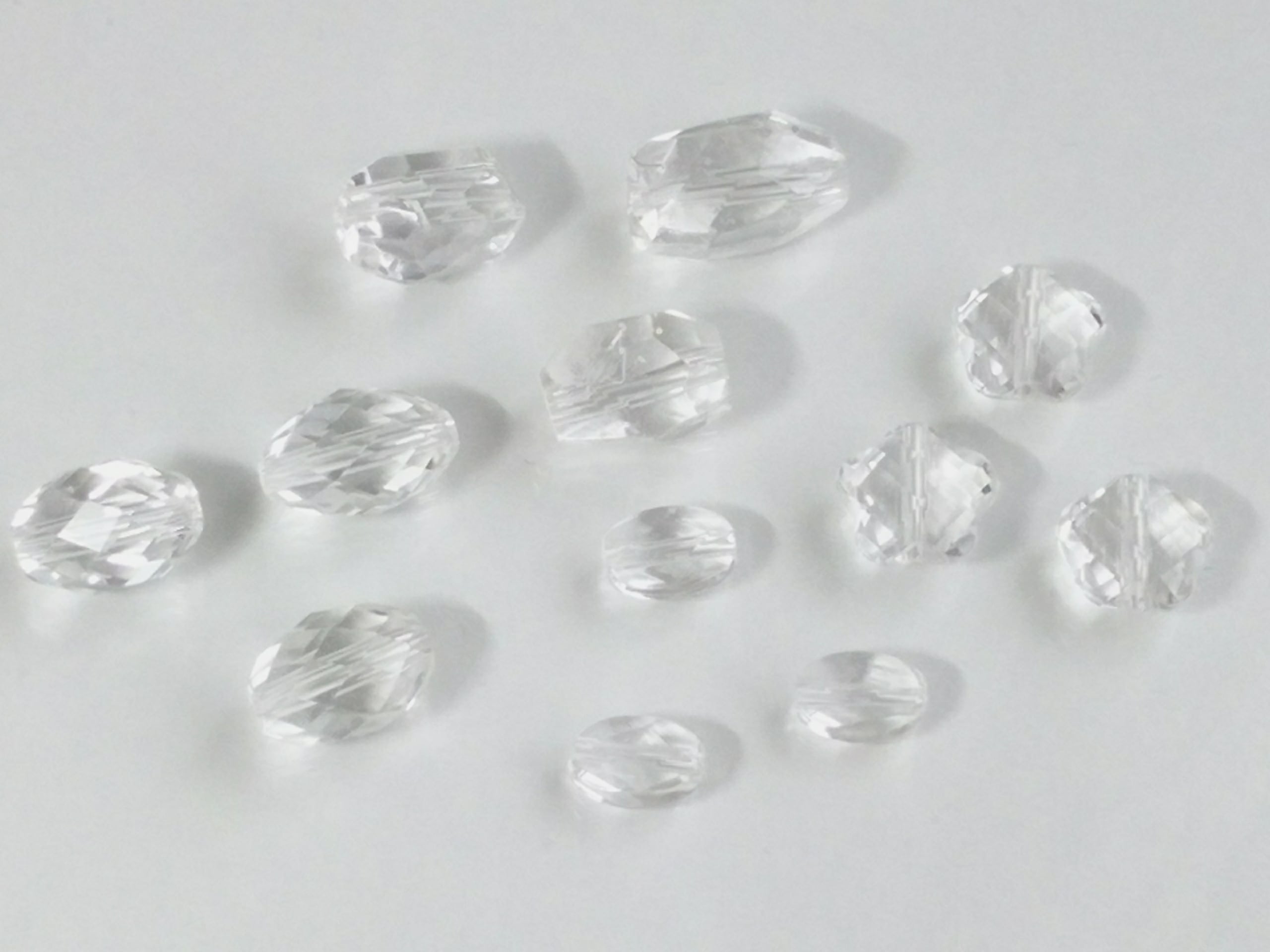 水晶 カットビーズ（4種類セット）◇12石 | STONEs