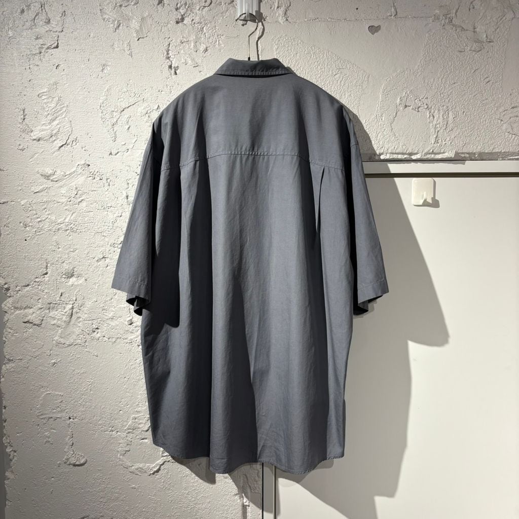AURALEE A00S02TN 半袖シャツ AURALEE オーラリー WASHED FINX TWILL BIG HALF SLEEVED SHIRTS 半袖