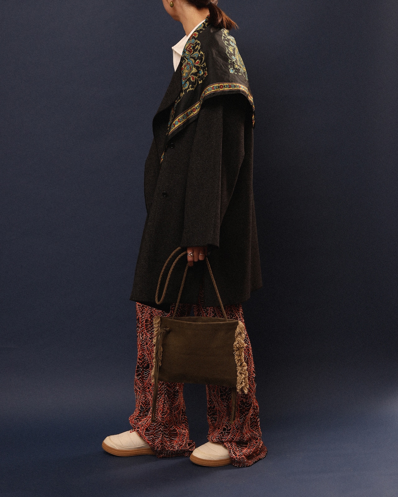 1980's Geoffrey Beene / Double Breasted Coat