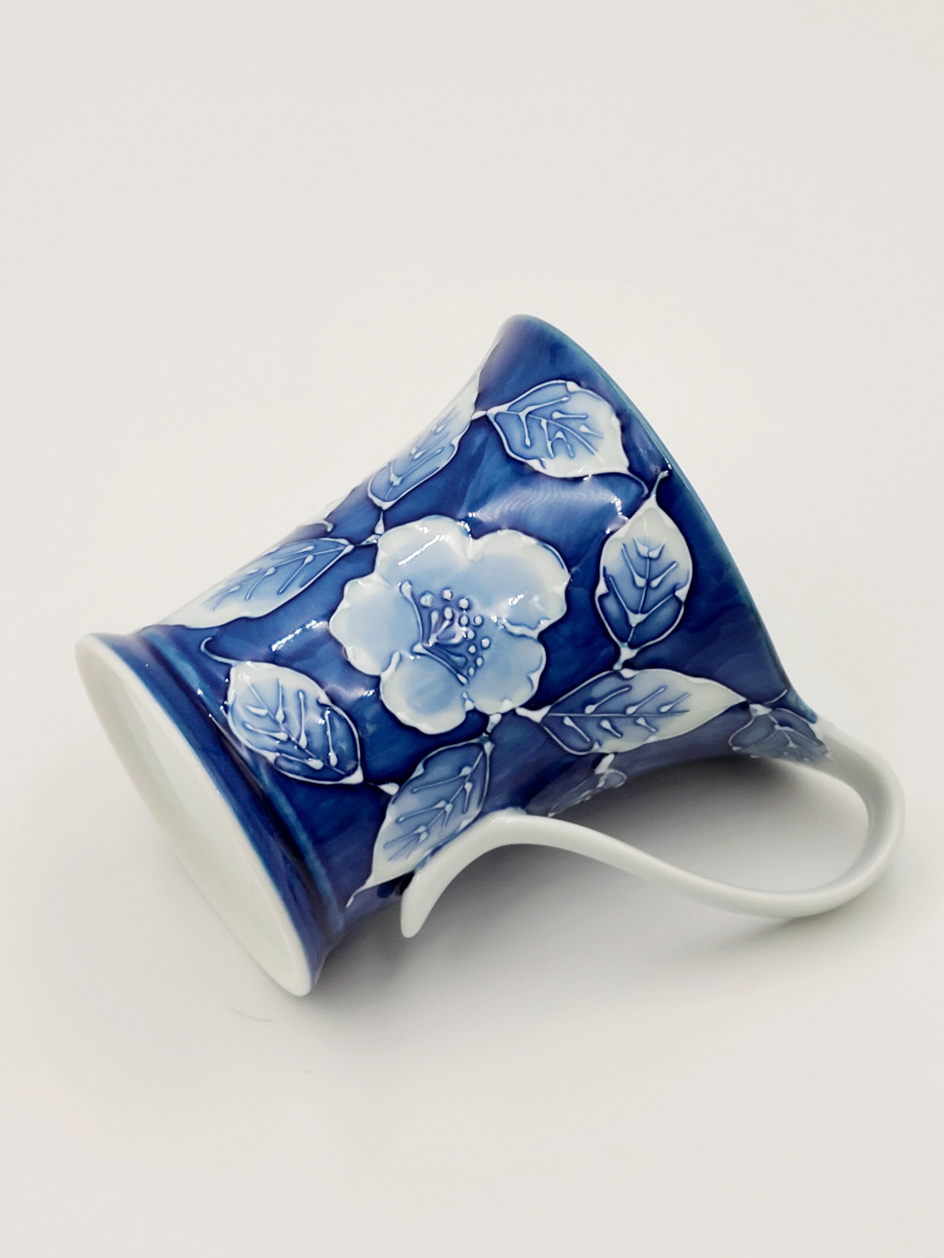 一珍染付流転マグカップ | 西山錦華堂