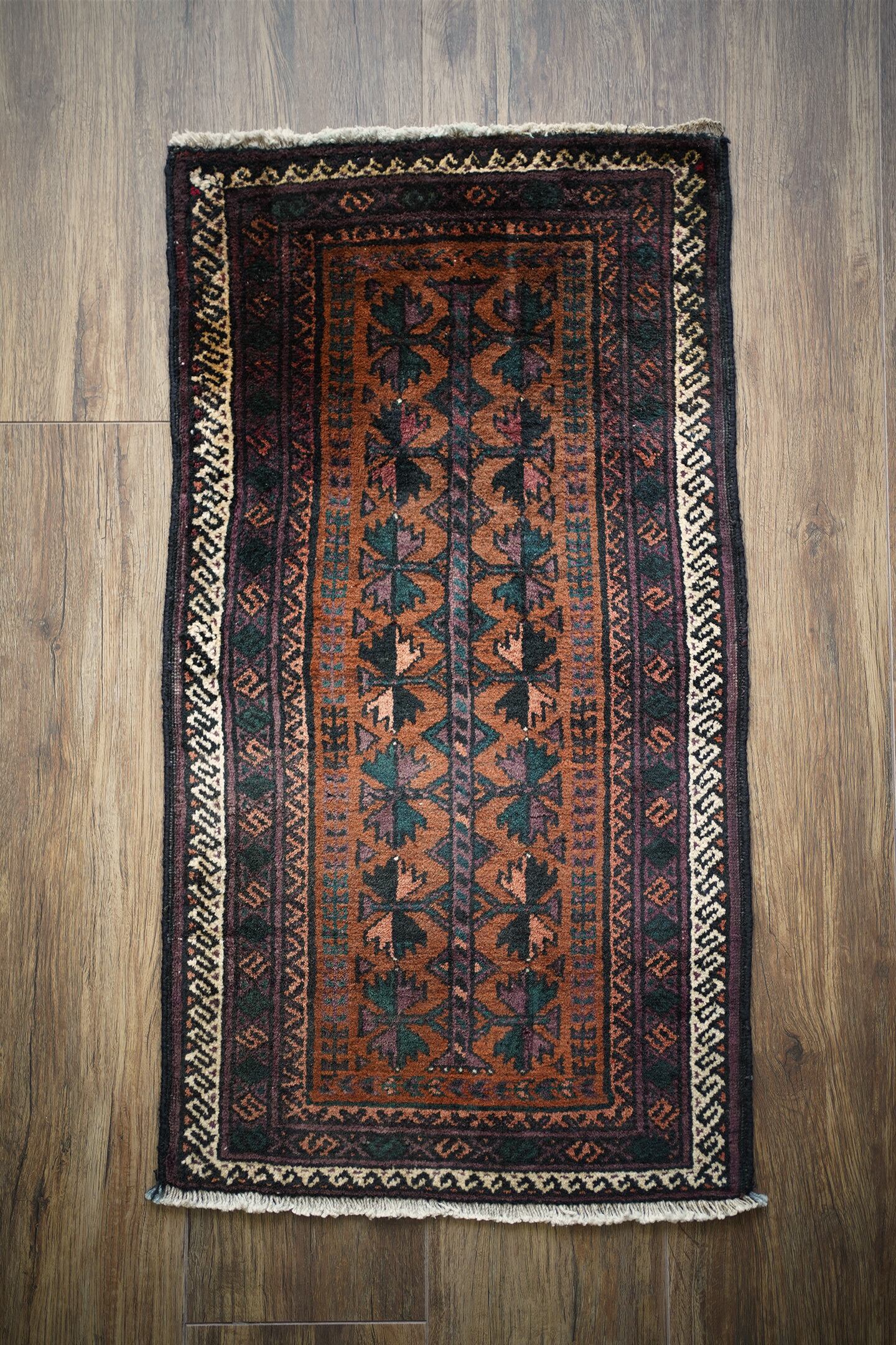 ラグ・カーペット Sistan baluch rug 571】Semi Antique Persian Sistan Baluch rug 1930's | ヴィンテージ