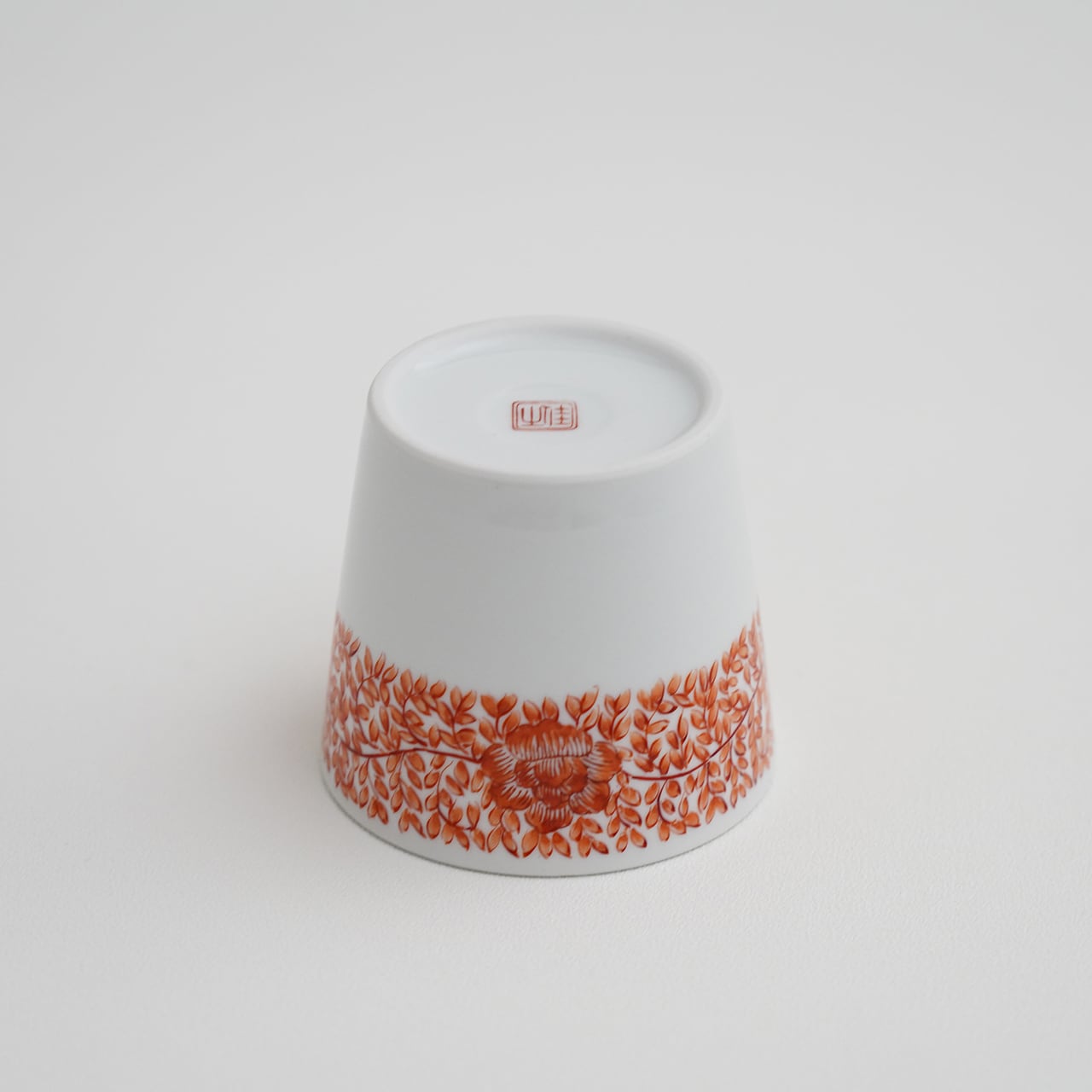 牡丹唐草 蕎麦猪口（1個） | 肥前赤絵窯元 鷹巣