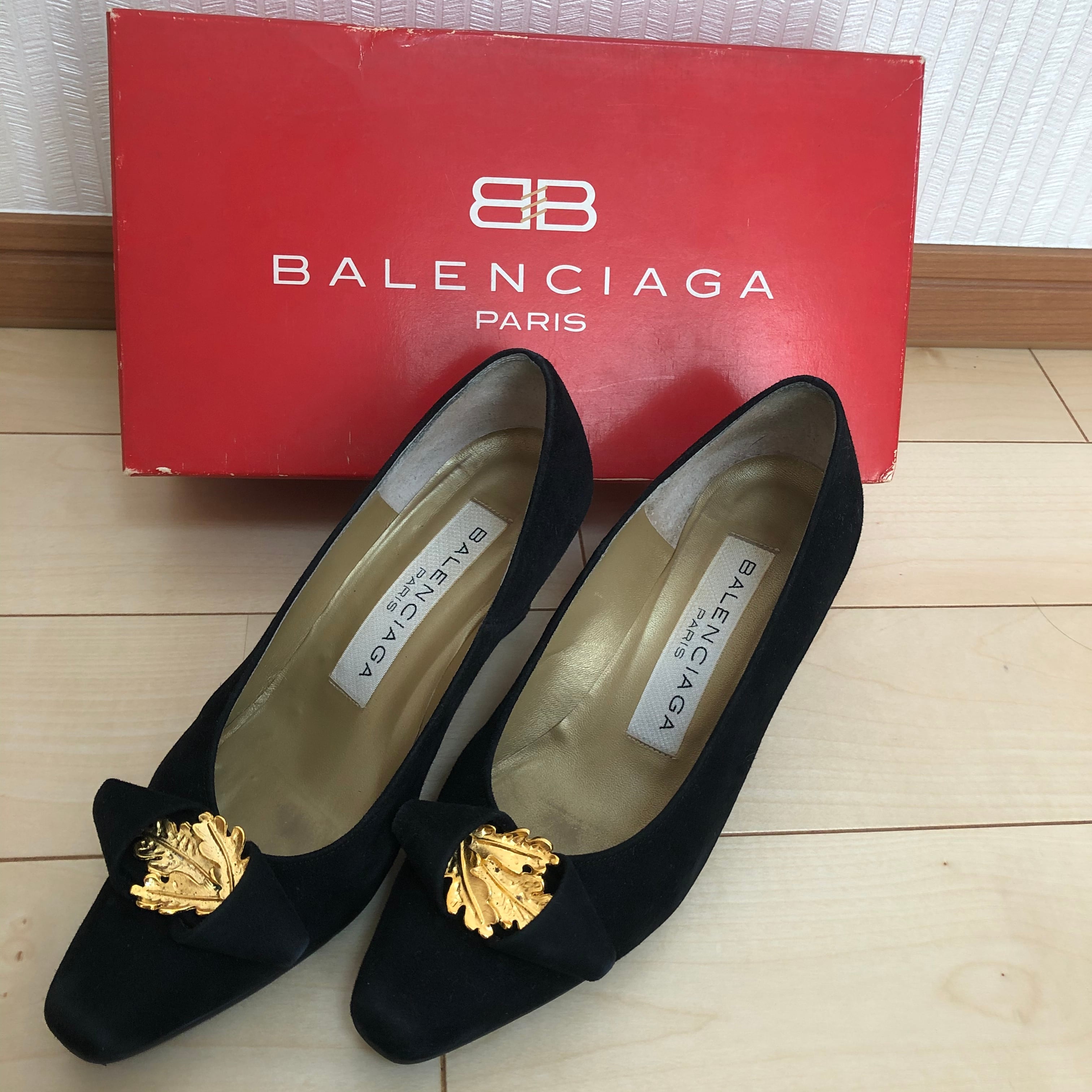 Balenciaga バレンシアガ BB ポインテッドトゥシューズ-