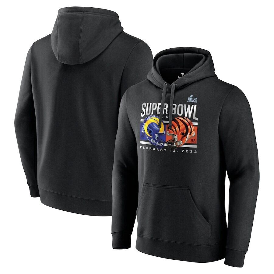 NFL 2022 ベンガルズ ラムズ スーパーボウル パーカー Mサイズ【新品】 NFL 2022 ベンガルズ ラムズ スーパーボウル パーカー Mサイズ | END