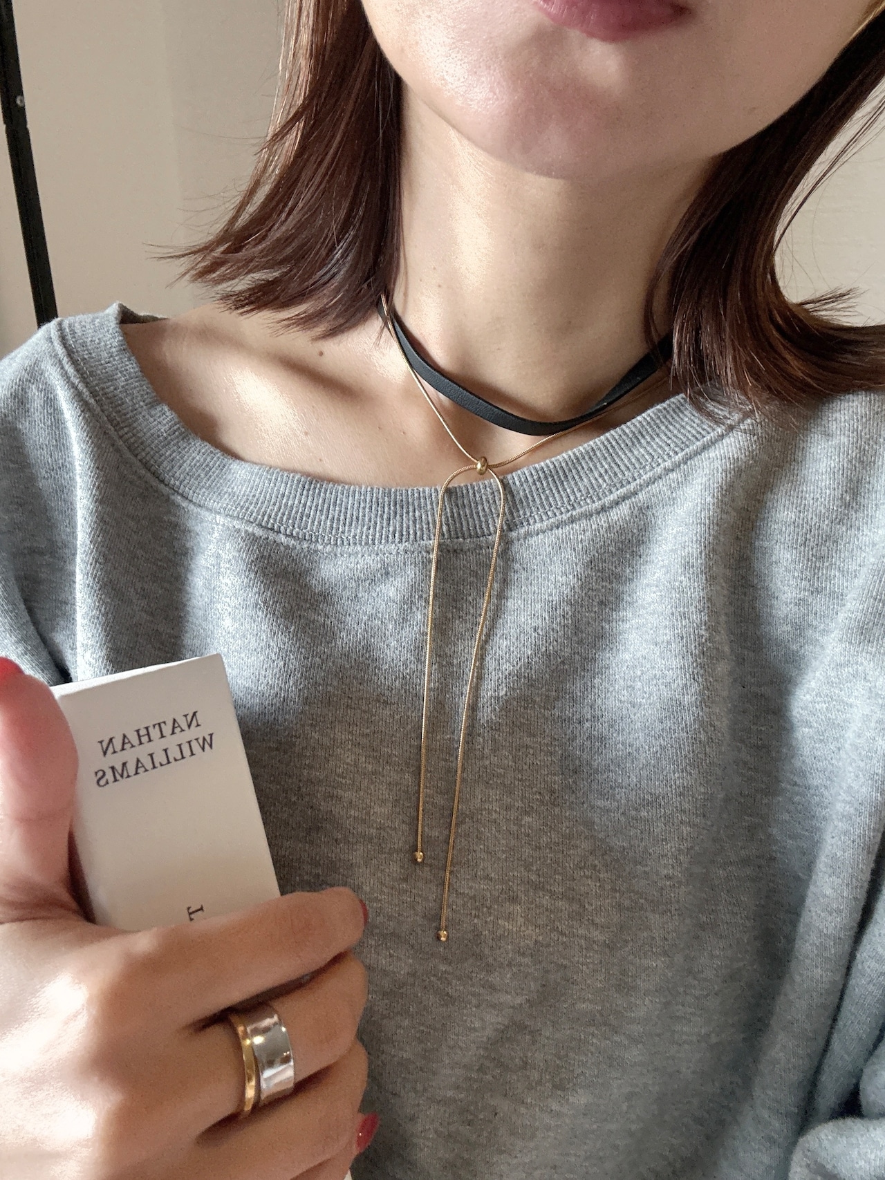 スライドラインネックレス