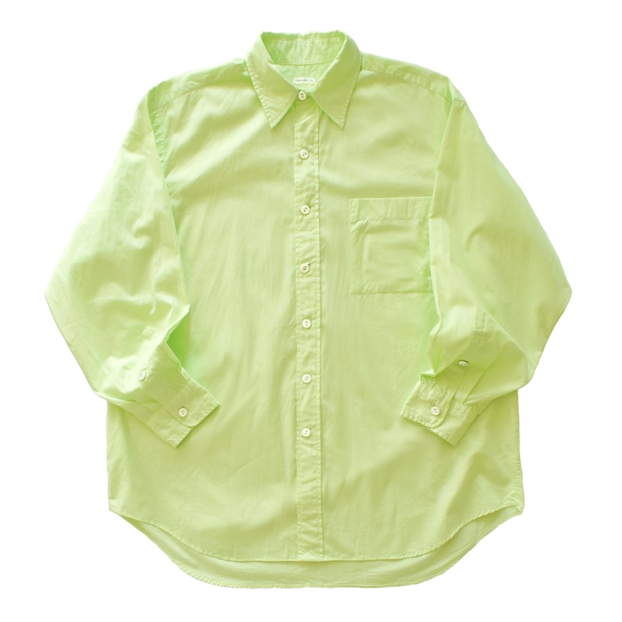 SOWBOW / 蒼氓シャツ G (レギュラーカラー) Broad Cloth