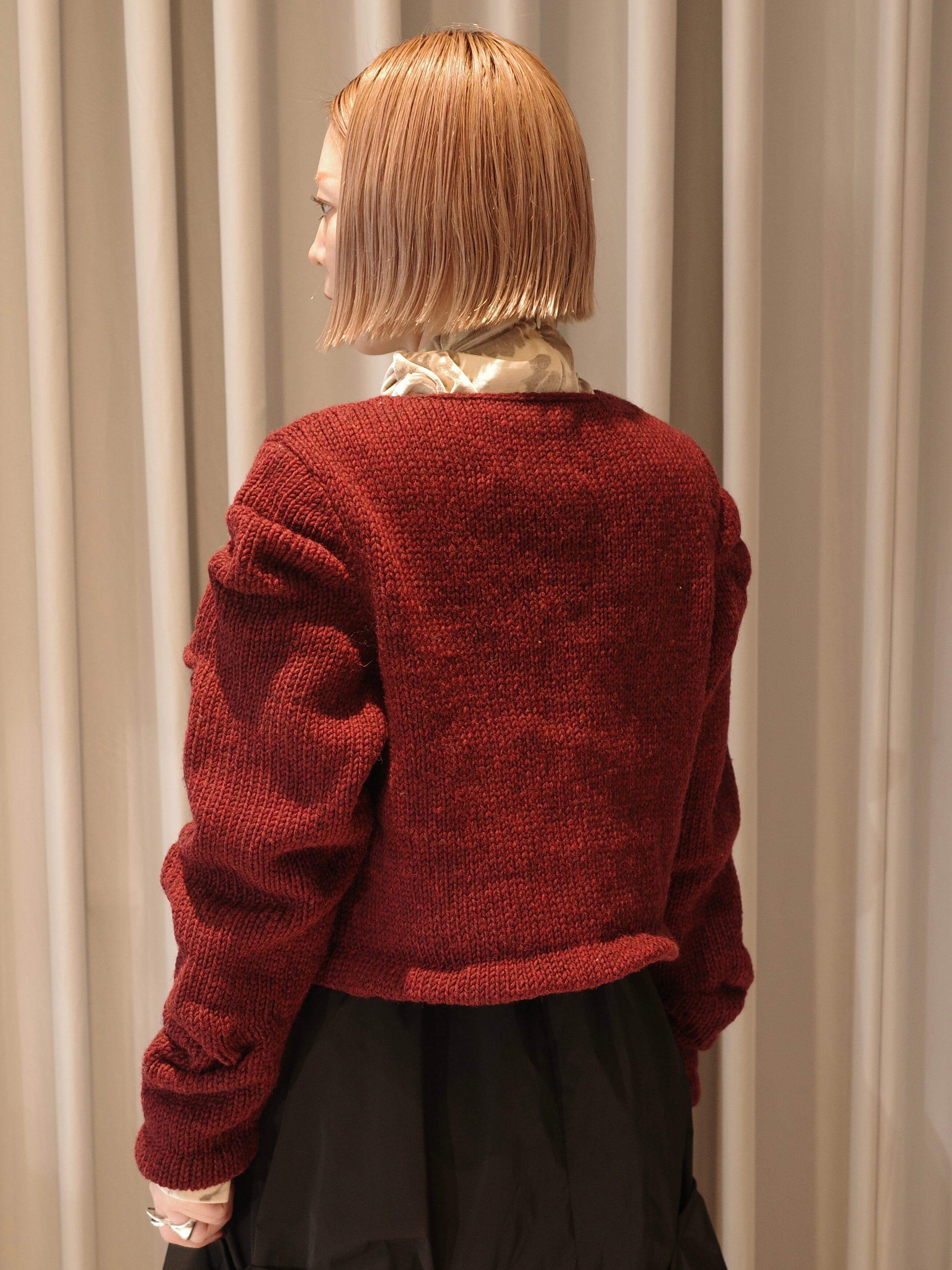 25AW】pillings ピリングス / CARDIGAN WITH UNSTABLE / カーディガン