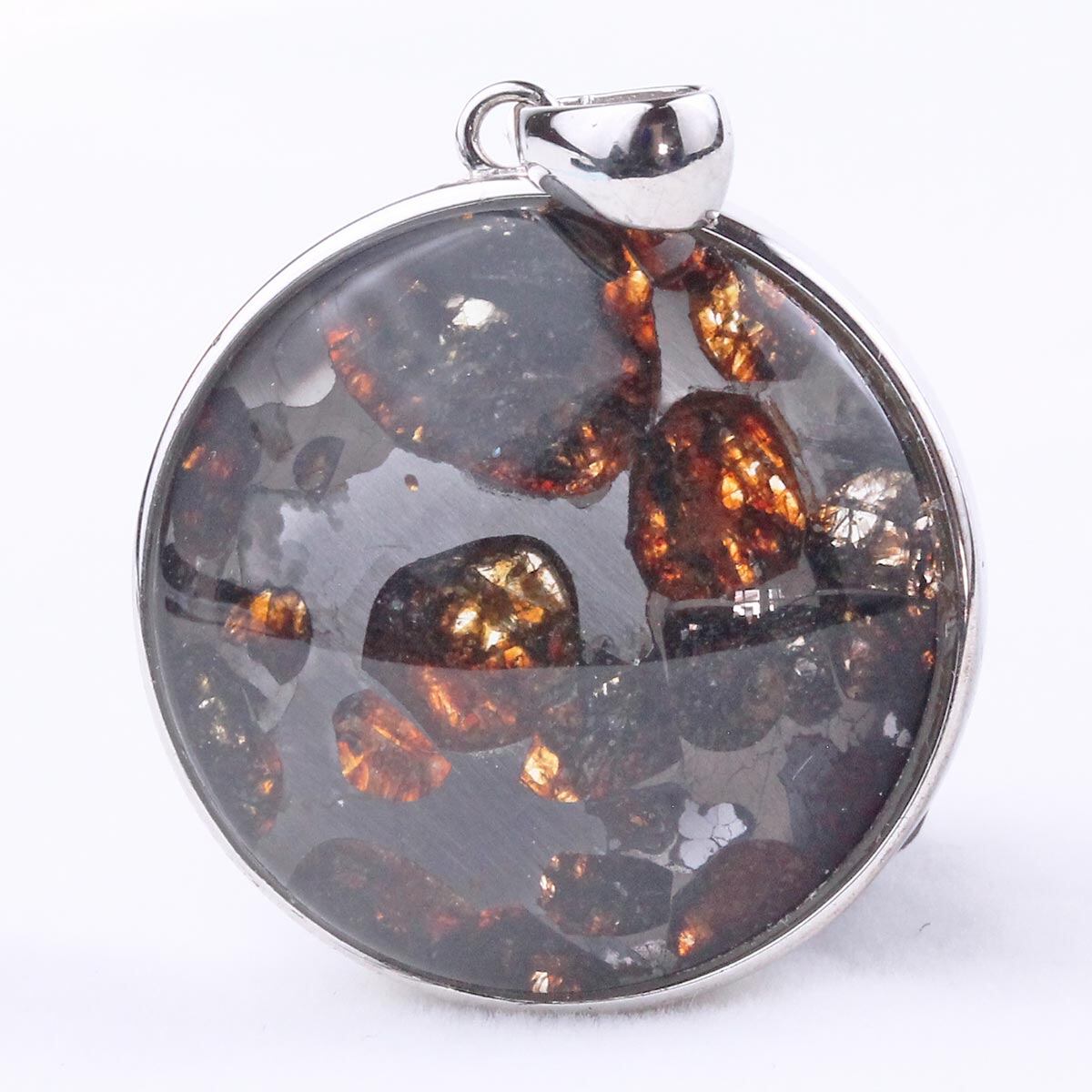 パラサイト隕石 ペンダント 一点物  112-9119