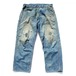 Vintage Denim Painter Pants [FLUIT OF THE LOOM] [1950s~] High Aging