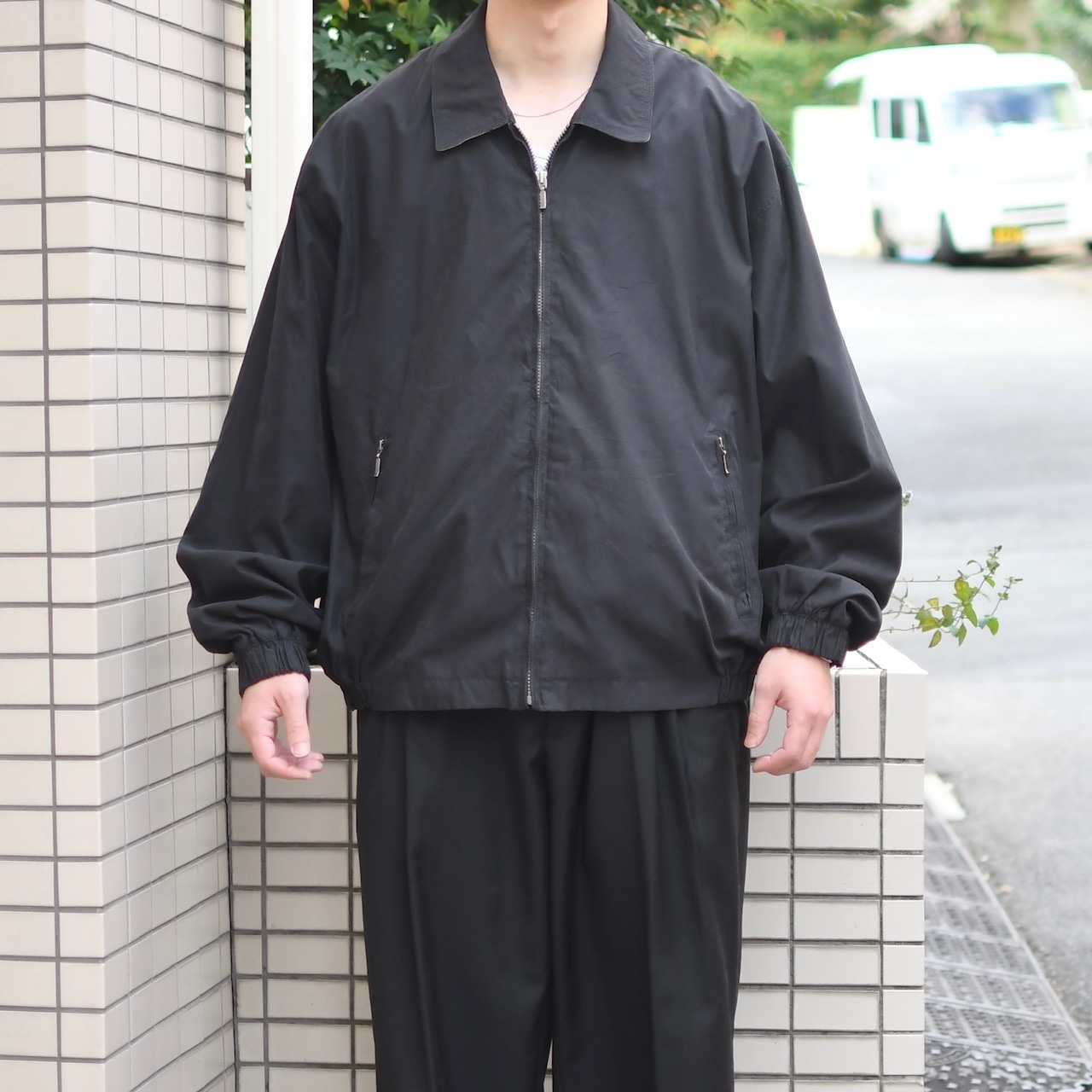 St.John's Bay fake suede blouson black