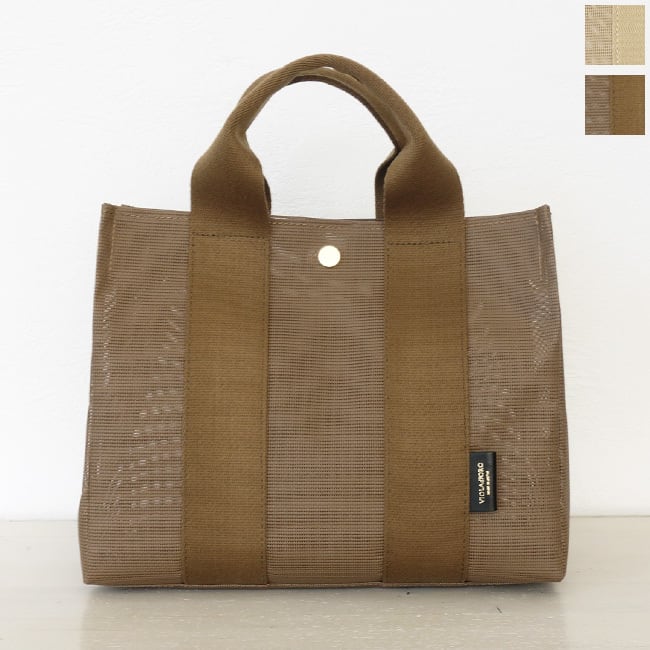 VIOLAd'ORO (ヴィオラドーロ) トートバッグ ショルダー 2WAY ターポリンメッシュ GINO V-2143