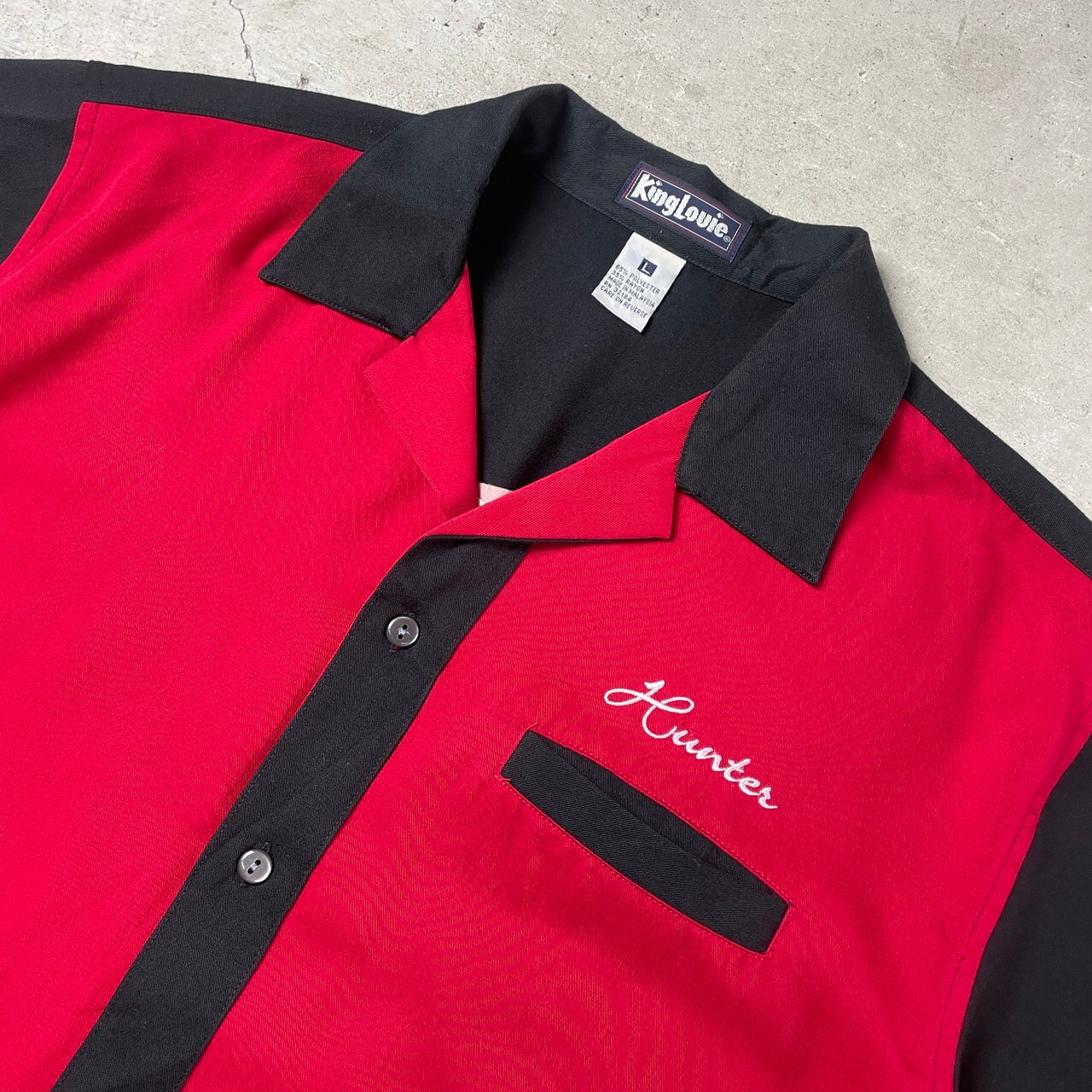 00年代 king Louie キングルイ ボーリングシャツ メンズL 古着 