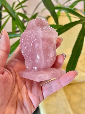 Rose quartz Buddha No.02 ローズクォーツブッダ