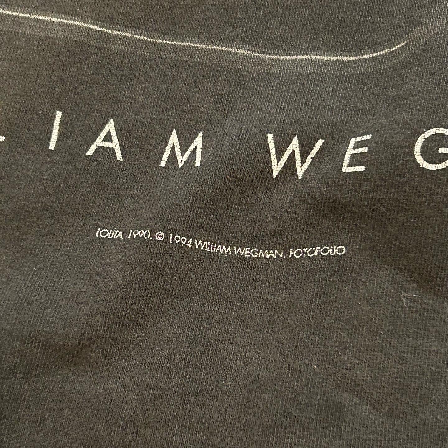 90s WILLIAM WEGMAN t-shirt【高円寺店】 | What