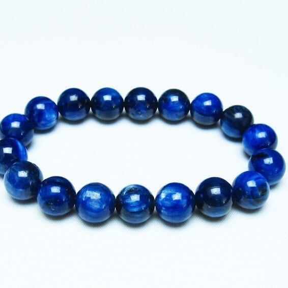 カイヤナイト ブレスレット 11mm 一点物 メール便可 [M便 1/10] 111-48128
