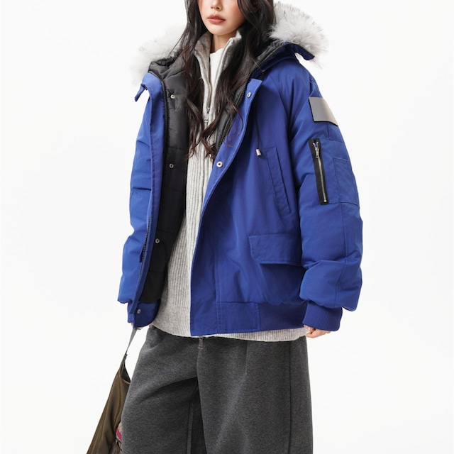 アーバンシルエットフードブルゾン 3col R01183