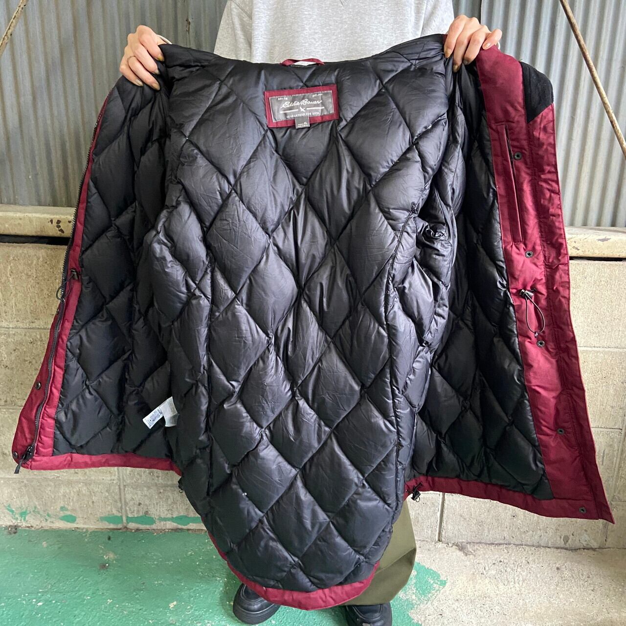 Eddie Bauer エディーバウアー ナイロン ダウンパーカー ダウン