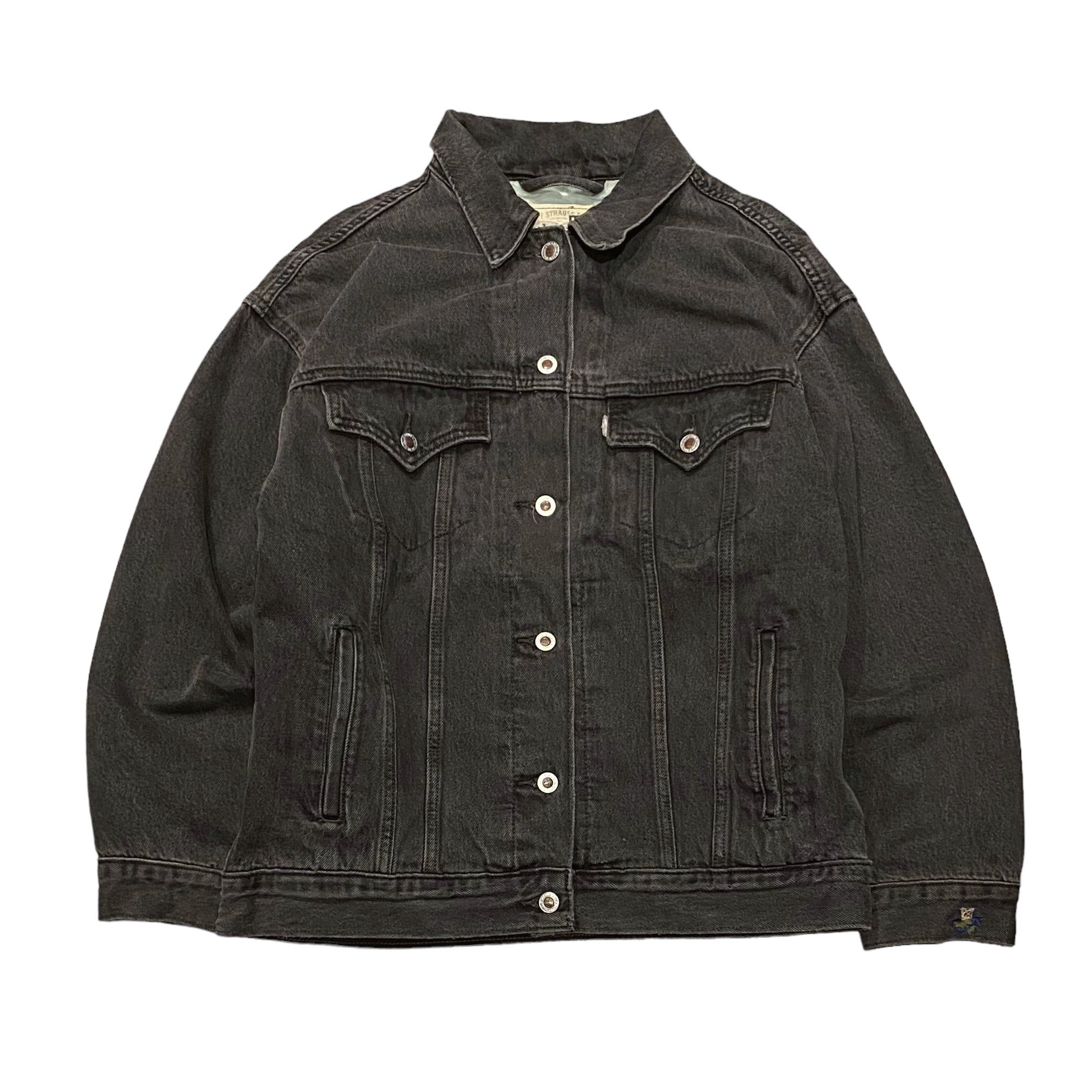 Levi's Silver Tab Insulation Black Denim Jacket S Levi's Silver Tab Insulation Black Denim Jacket S