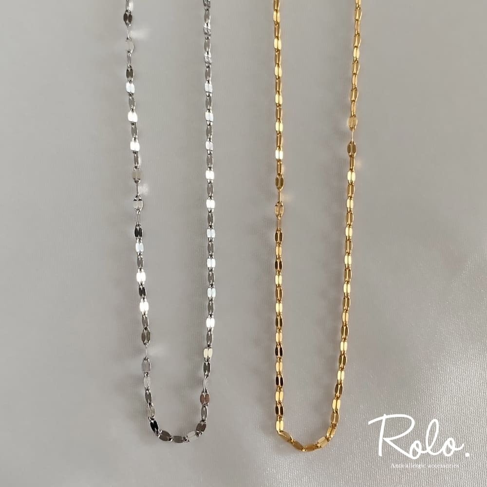 エクレアチェーンネックレス SV925 | Roloshop BASE店
