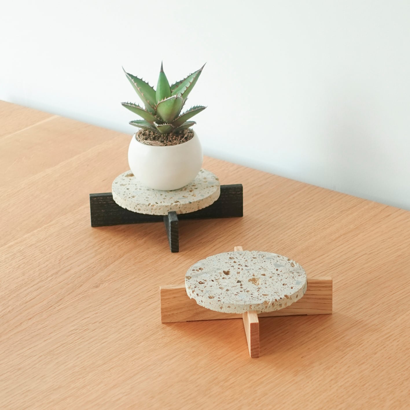 Plants coaster｜プランツコースター｜ブラック | SENDAI FORME