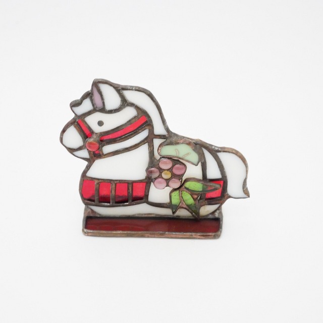 【森中 美佐江】ステンドグラス 午　B