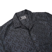大島紬開襟シャツ KIMONO "Ohshima tsumugi" SHIRT