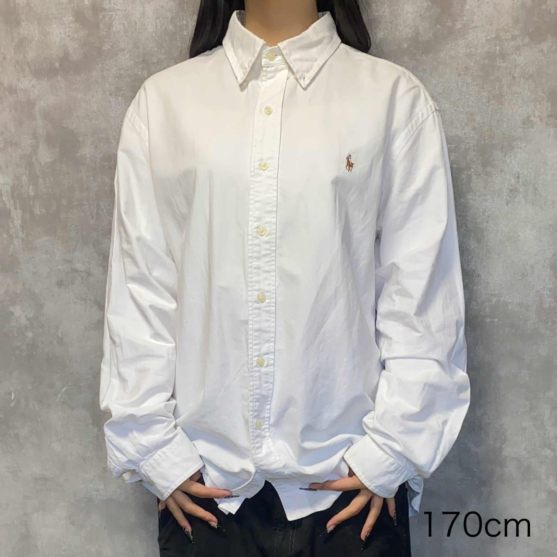 90's】Ralph Lauren 長袖シャツ XXL 刺繍 コットン100% | 古着屋OLDGREEN