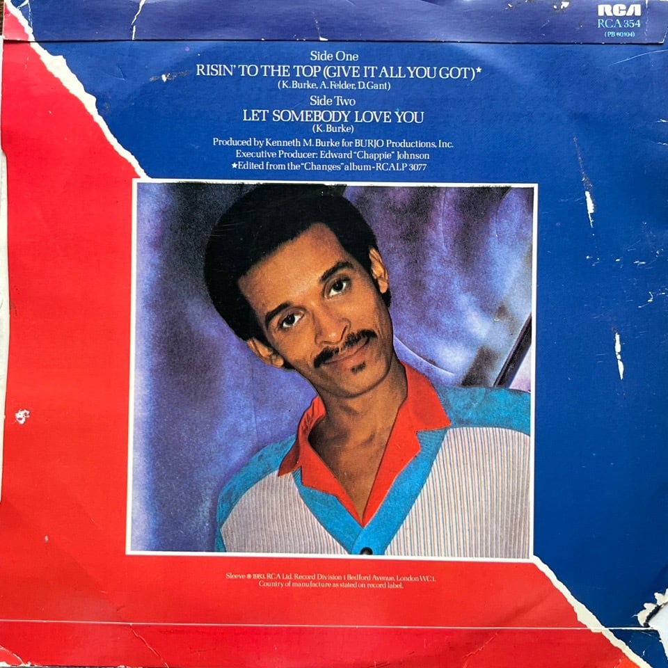 Keni Burke / Risin' To The Top, Let Somebody Love You Keni Burke / Risin' To The Top, Let Somebody Love You