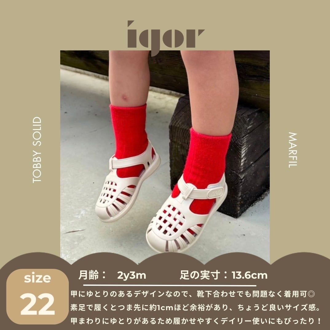 【即納/送料無料】igor / TOBBY SOLID / MARFIL