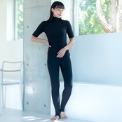 AIR SKIN(エアースキン)ブラックメタリックス ロングパンツ レディース