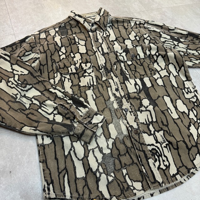 1980s FIVE BROTHER CAMO SHIRT