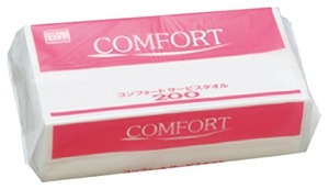 【人気】クレシア コンフォート サービスタオル 中判サイズ 200枚/パック ×30パック入 37105