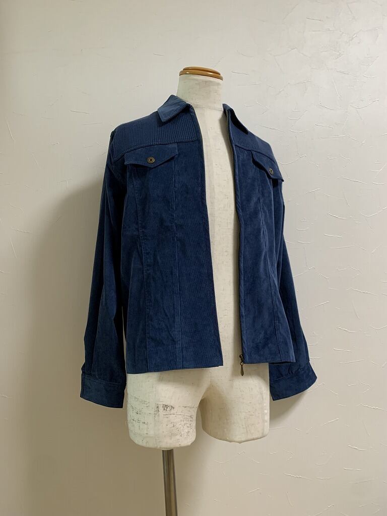 1990's Switched Design Zip-Up Short Jacket