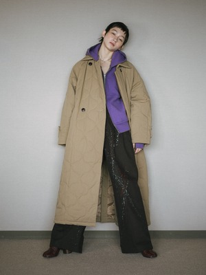 Nice quilting trench coat