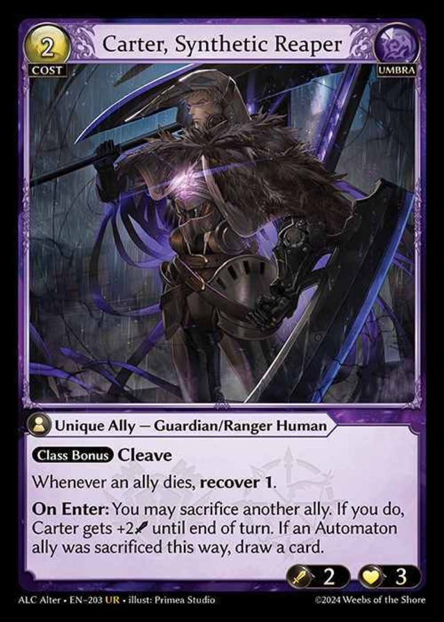 【ALC】Carter, Synthetic Reaper