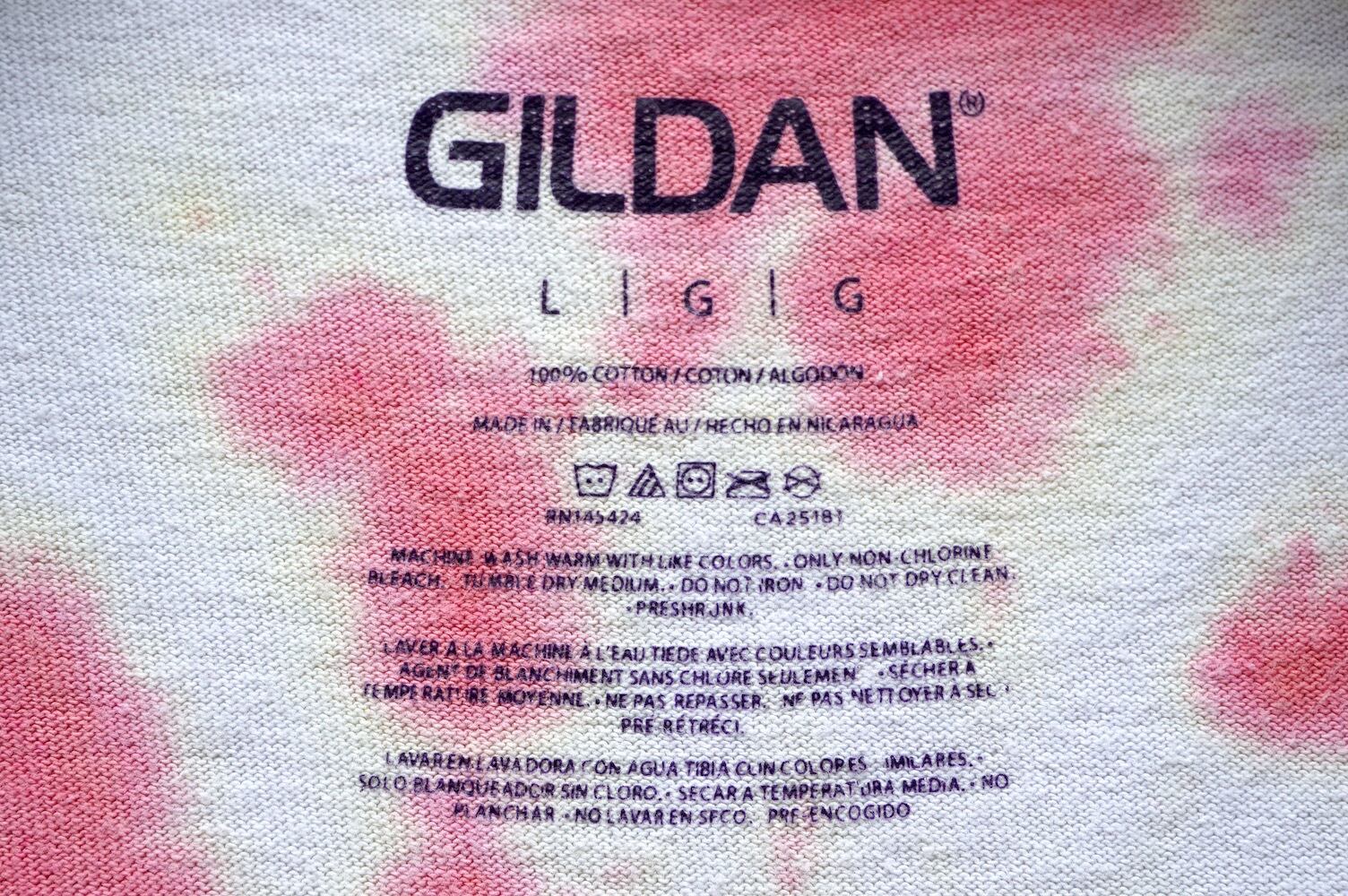 2000's〜 [GILDAN] 100%コットン タイダイ S/S Tシャツ 表記(L