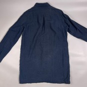 リネン100% STILL BY HAND スティルバイハンド リネン シャツ ジャケット 48/ネイビー系 メンズ
