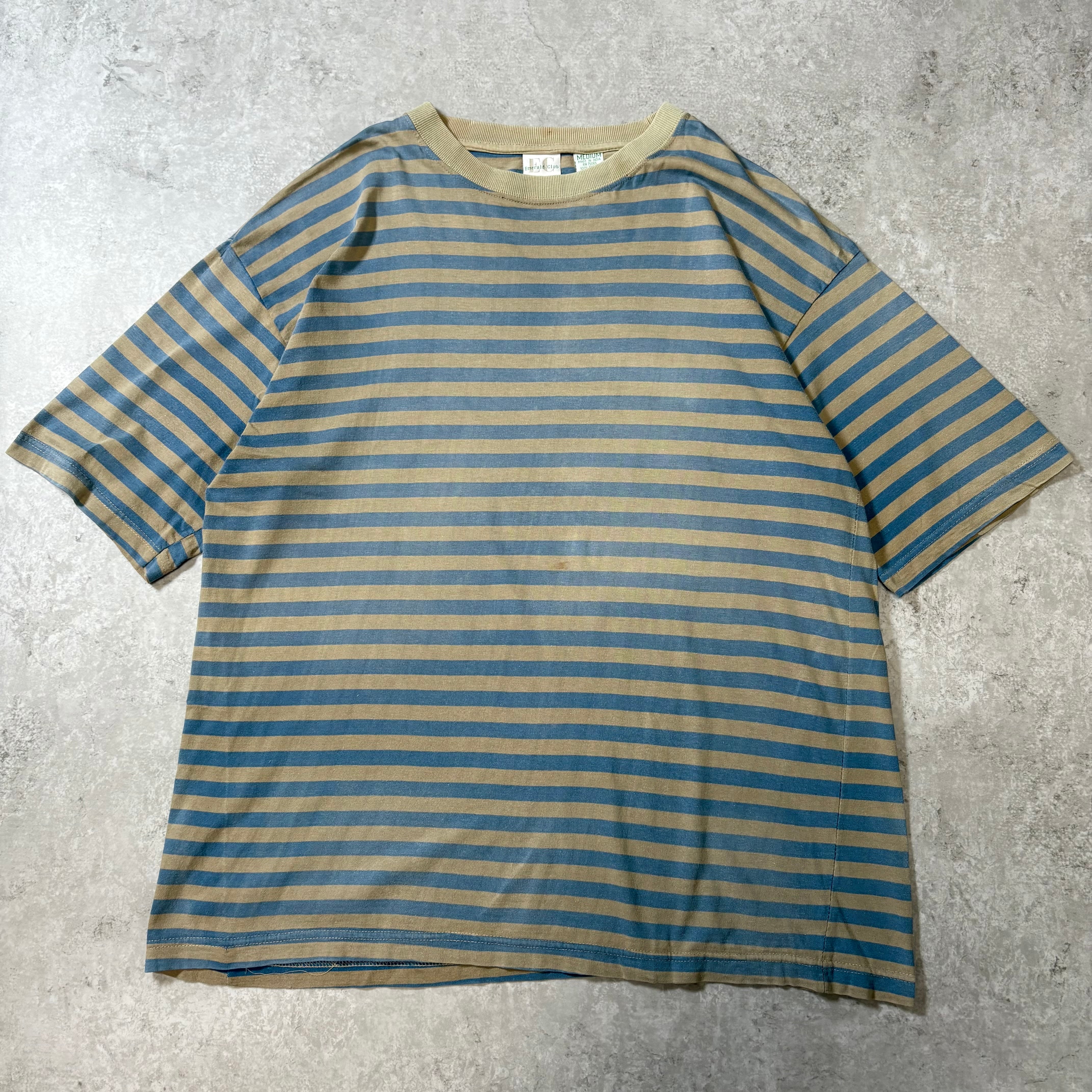1990s~ "Emerald Club" Boarder S/S T-shirt