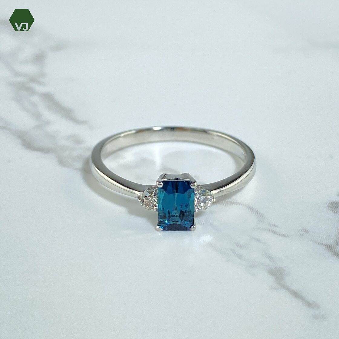 27-02】トルマリンダイヤモンドリング0.691ctD0.1ct - リング・指輪 