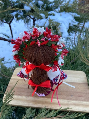 UA.Designer手作りモタンカ 25cm（ウクライナの御守り）