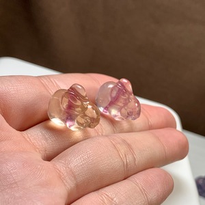 11.ペアうさちゃん･フローライトうさぎ