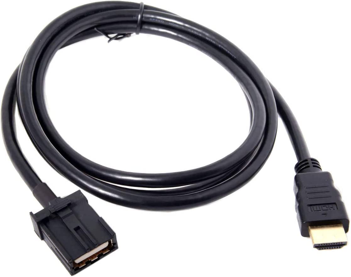Timloon カーナビ用HDMIケーブル 4K HDMI Eタイプ-Aタイプ トヨタ ホンダ(ギャザズ) 三菱 日産 ダイハツ純正ナビ等 日産 MM519D-L(W) イクリプスナビ用 HDMI114 KCU-620HE ナビ等に (長さ約1.5M)