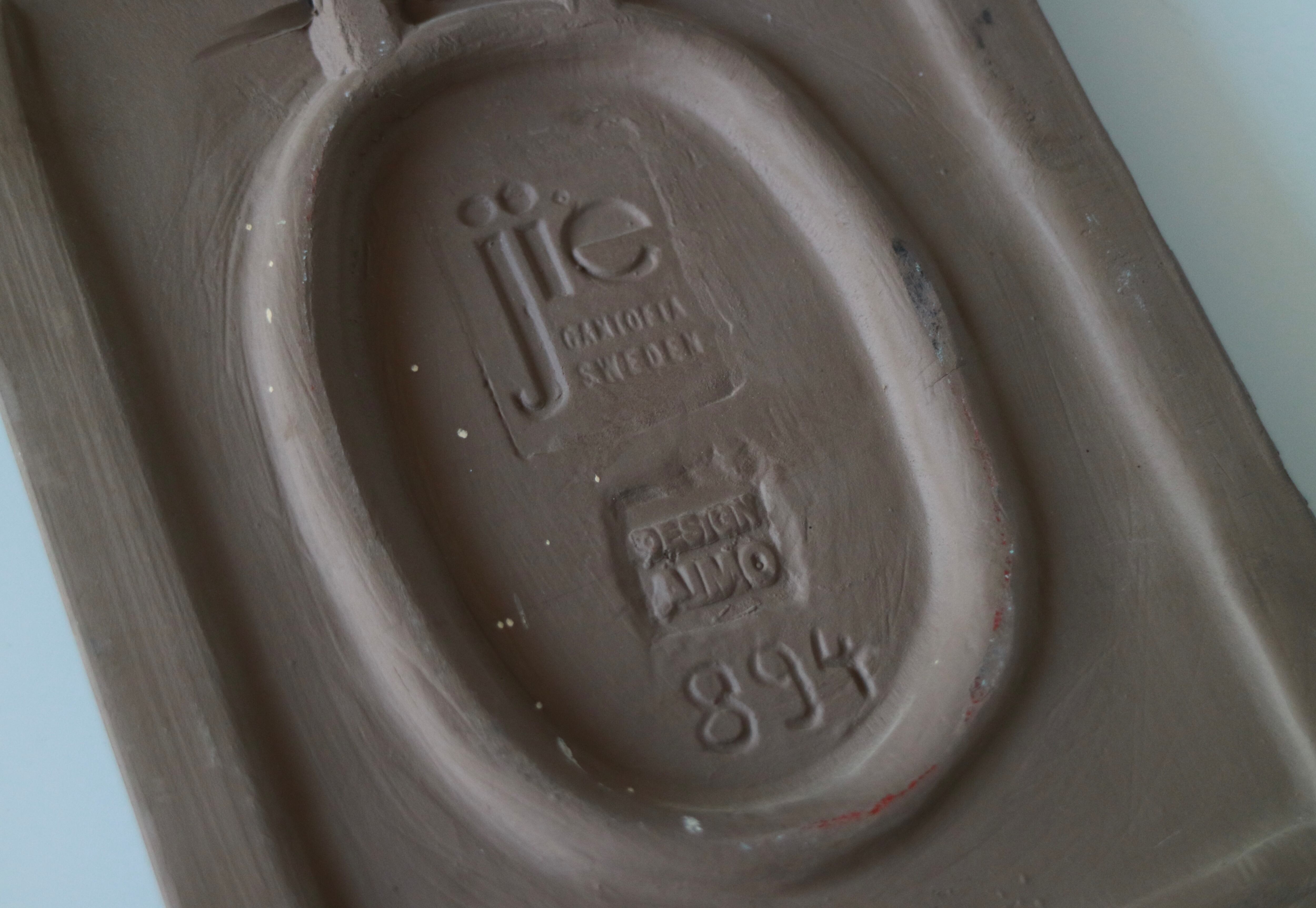 Jie Gantofta ジィガントフタ / wall plate 陶板 / ヤドリギ No