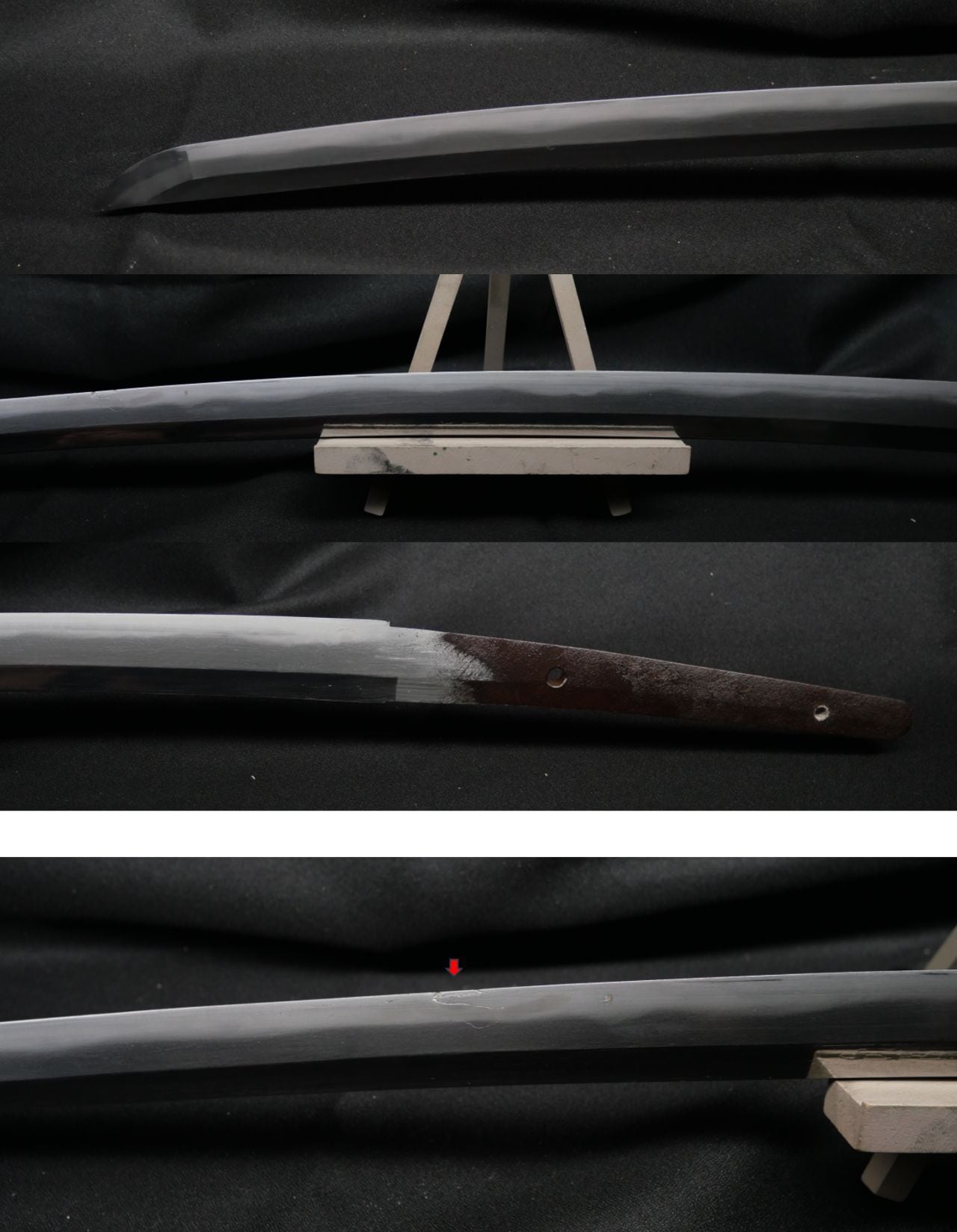 新刀】姿の美しい長い新刀 約71cm(2尺3寸4分) 約670g 元幅約3.1cm 元重