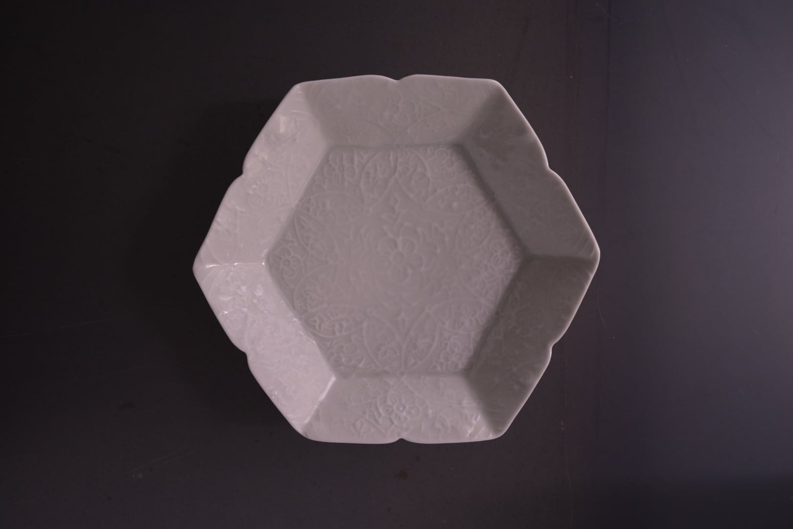 前田麻美 白磁花七宝5寸皿